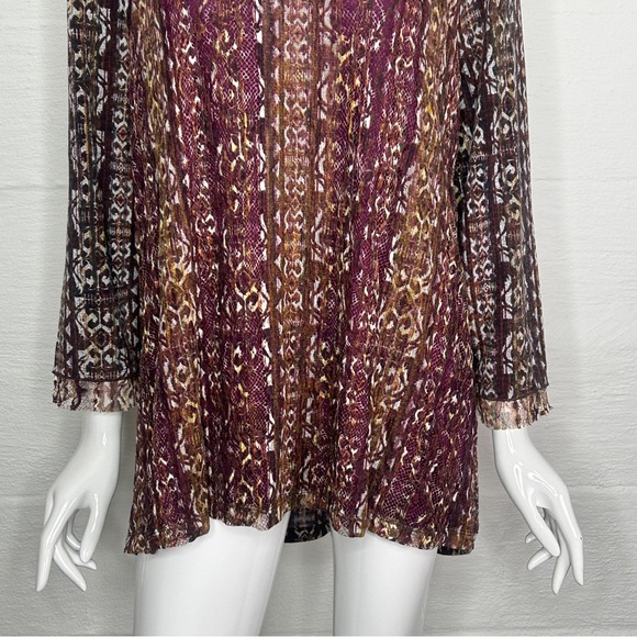 Multiples Geometric Print Top Multicolor Size 1X Pullover Shirt Women's - Picture 16 of 16
